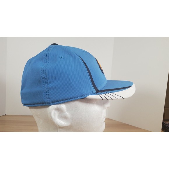 San Diego LA Chargers Reebok On Field S/M Fitted Hat Powder Blue Bolt - Picture 4 of 9